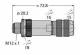 TURCK FW-M12ST5W-G-ZF-ME-SH-9, Rundsteckverbinder M12x1 6604211