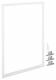 Hager FZ43B Blendrahmen univ.Z 3feldig 1250x800