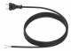 Bachmann 246.175 Zuleitung H07RN-F 2x1,0 3m schwarz 24G/AEH