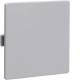 Hager LK7507547030 Endstück PVC zu LKG 75x75 mm steingrau