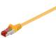 Goobay 95645 CAT 6 Patchkabel, S/FTP (PiMF), gelb, Kupferleiter (CU), halogenfreier Kabelmantel (LSZH)