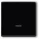 Busch Jaeger Carat operating element 6543-81-101 anthracite with neon lamp