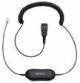 JABRA Smart Cord QD to RJ9 coiled with 8-position switch configurator for Avaya one-X Telephone system for 96XX Series