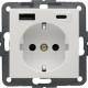Berker 48148989 Steckdose SCHUKO/USB AC 20W PD S1 pw gl