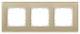 Siemens 5TG12034 SIEM DELTA miro, Glas Rahmen 3-fach Echt ial Glas ARENA 232x90mm