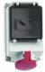 Bals 15017 Wandsteckdose GT abgesichert 63A 5p 400V 6h IP44 Geh.Gr:260x160