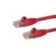 StarTech.com 2m Red Gigabit Snagless RJ45 UTP Cat6 Patch Cable - 2 m Patch Cord