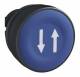 Schneider Electric ZB5AA650 Schneider front element round flat blue ARROW for printing. D22 without detent