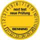 Benning 756212 Prüfplaketten 300 Stück für PV1-1