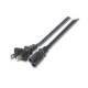 Netzkabel 110V US(Stecker)/Euro8 C7(Buchse), 1,8m,*nur für USA*
