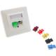 inLine Staub-Schutzkappe LAN RJ45, schwarz/black/noir