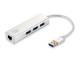 LevelOne USB-0503 Adapter GigaBit USB-A 3.0 zu RJ45 plus 3x USB-A 3.0 1 Gbps