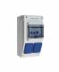 Walther-Werke 6590006 Walther Kunststoff Steckdosenkombination Wandgehäuse