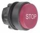 Schneider Electric ZB5AL434 Schneider front element round front. red STOP for printing. D22 without detent