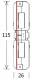 Lts Licht und Leuchten 660268 LTS ST-IE/9003 black SW longitudinal connector black 