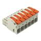 WAGO 832-1106 1-wire female connector, 100% mis-mating protected, light gray