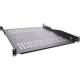 InLine® 48,3 cm ( 19 Zoll ) Fachboden, 550mm, 50kg, 1HE, RAL 9005 schwarz