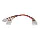 InLine® Strom Y-Kabel intern, 1x 13,3 cm ( 5,2 Zoll ) an 2x 13,3 cm ( 5,2 Zoll ), bulk 0,20m