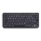 Perixx PERIBOARD-732B DE, Mini-Tastatur Wireless, mit Beleuchtung, schwarz