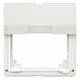 Merten 516544 MER Intermediate ring with hinged lid , AQUADESIGN white