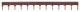 Hager KB963P Kammschiene 1P Stift 10qmm 63A 12M braun
