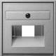 GIRA 027026 Abdeckung UAE/IAE/ISDN System 55 Farbe alu