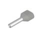 Weidmüller 9005150000 H2,5/20,5 T ZH GR SV Aderendhülse 2,5 mm² 12 mm 