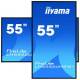 Iiyama LH5552UHS-B1 139,70 cm 55 Zoll UHD VA Landscape und Portrait 500 cd/m² DVI-I VGA DP 3x HDMI DP MST 2x USB 2.0 LAN RS232 PC-Slot