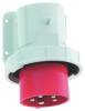 Bals 2624 panel-mounted connector 16 A 5p 400 V 6h IP6市 red W x H x D: 129 x 88 x 89 mm