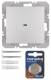 Berker 85655283 KNX-Funk Wandsender 1fach flach quicklink B.7 alu,matt