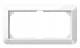 Merten 389819 1-M frame, 2-fold without middle bar, polar white, glossy