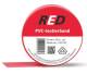 PVC insulating tape 25 m x 19 mm, red, VDE 2130-10-0014 on acrylate basis
