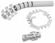 Hager G71117021 round chain set anthracite floor/desk 800mm
