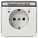 Siemens 5UB1858 safety socket 10/16A , titanium whi