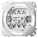 Merten MEG3059-0000 double button insert 2 change 1-pin screw terminals