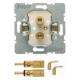 Hager WDF48001 Lautsprecher-Steckdose High End Modul-Einsatz Unterputz