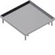 Hager EKQ160BL15 Stainless steel cassette Q16 blind, thickness T=15 mm