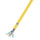 Kabel 1200MHz, CAT7A, S-STP(S/FTP), Verlege, 500m Trommel, INFRALAN, CPR Cca, gelb,