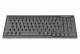 DIGITUS keyboard for TFT consoles black, cable, French