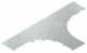 Niedax WTRDV 400 cover for T-piece B404mm DIN EN 10346 with rotating latch