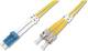 DIGITUS fiber optic singlemode patch cable, LC / ST 1m yellow