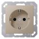Jung A1520NCH SCHUKO socket without claw series A champagne