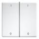 Eltako DW-FT55-wg+IO double rocker laser engraved button and switch 30000987