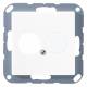 Jung A562WW Cover for 2 small sockets, A 562 WW, alpine white