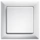 Eltako 30000595 radio button FT55-wg 30,000,595, with rocker and double rocker white gloss