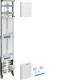 Hager ZH5L2Z Komplettfeld universZ 2ZP 3-Pkt. mit ZSK 1350x250mm 1-feld.Ausf.