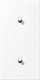 Jung AL12-20WWMR07 cover with tilting cylinder 2f.2x1 tilting height