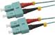 RED 2716-10-0005 Fiber optic duplex patch cable SC/SC 10.0m OM3 Aqua