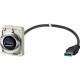 Moeller 187084 EATON M30C-FUSB-60 EB socket flat front USB 3.0 cable 60mm front mounting 