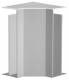 Hager LF6019047030 inside corner hfr for LF/FB 60x190mm stone grey